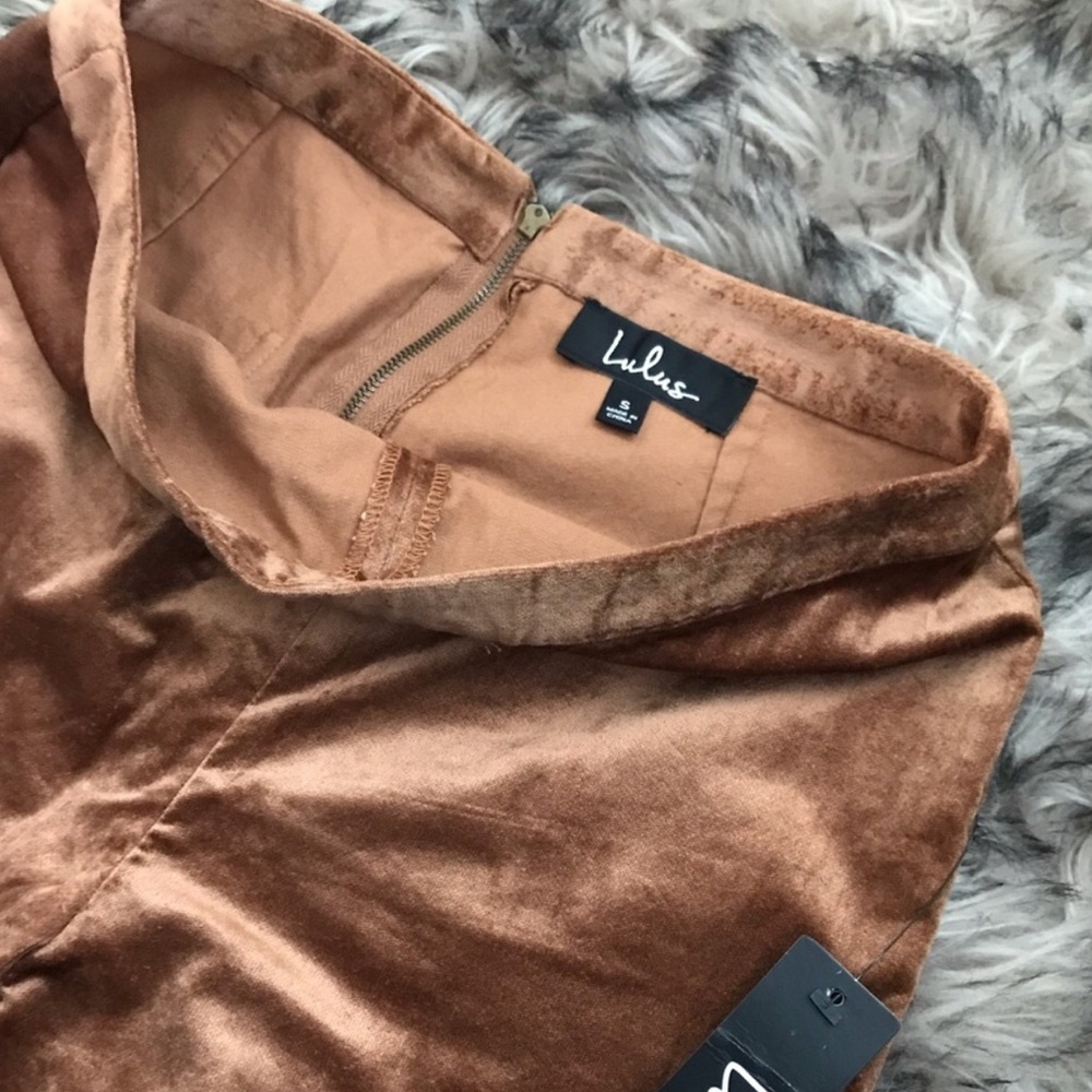 Lulu’s Velvet Skinny Pants